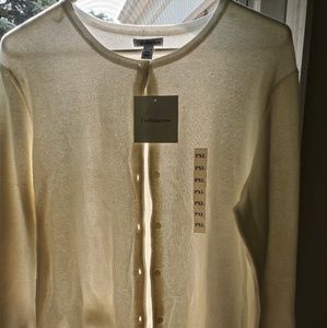 Vanilla color womans cardigan sweater nwt